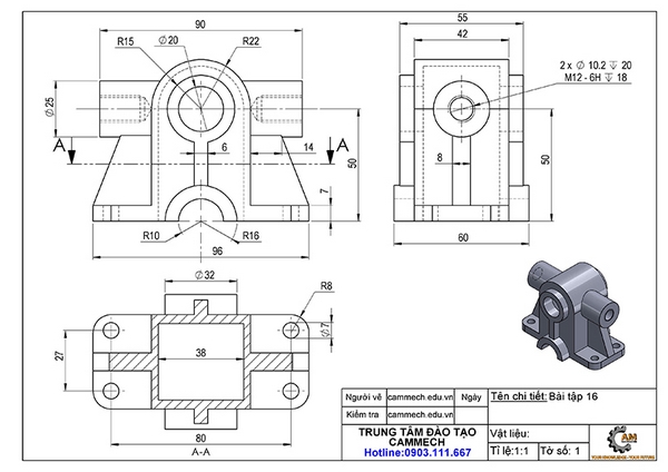 Luyện Vẽ 3D Cùng Camech - 1000 Bài Tập - Update Mỗi Ngày