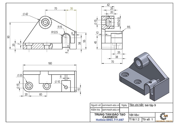 Luyện Vẽ 3D Cùng Camech - 1000 Bài Tập - Update Mỗi Ngày