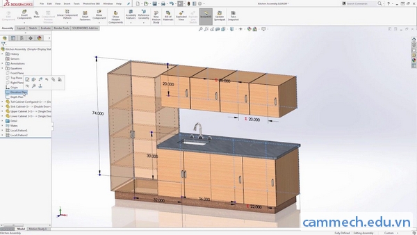 Thiết kế nội thất là một nghệ thuật và một công việc đòi hỏi kiến thức về không gian và sự sáng tạo. Với Solidworks, bạn có thể tạo ra những mẫu thiết kế nội thất độc đáo, đẹp mắt và chuyên nghiệp. Hãy xem hình ảnh liên quan để tìm kiếm điều đó.