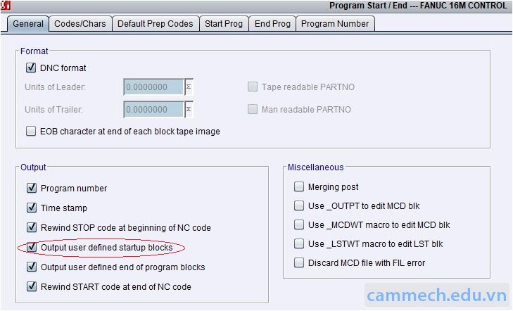Sửa chữa NC Post processer cơ bản trên phần mềm Creo