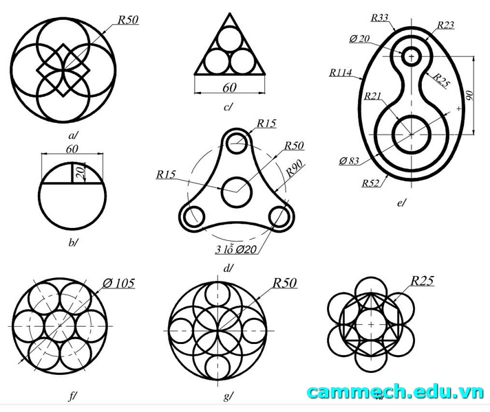 BÀI 4 VẼ ĐƯỜNG TRÒN  CIRCLE TRONG AUTOCAD  Mr Phat Loi