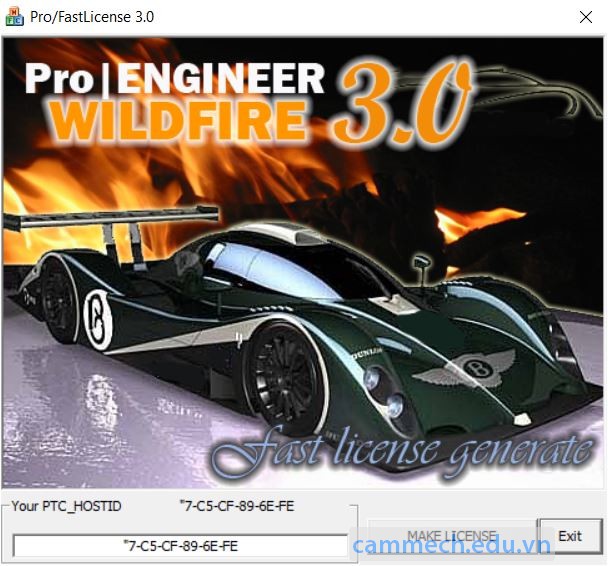 Hướng dẫn cài đặt Pro/e Wildfire 5.0