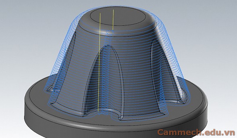 Chiến lược gia công tinh Contour trên Mastercam