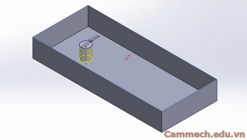 Hướng dẫn sử dụng lệnh Hole trên Solidworks