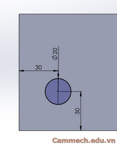 Hướng dẫn sử dụng lệnh Hole trên Solidworks