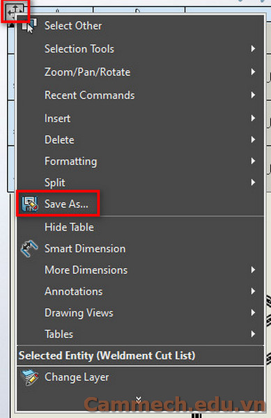 Hướng dẫn tạo Weldment Cutlist trên Solidworks