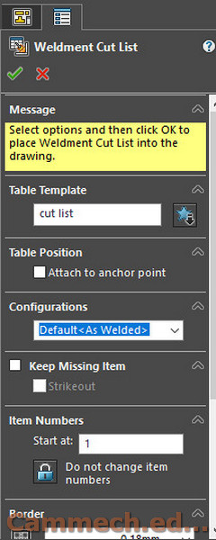 Hướng dẫn tạo Weldment Cutlist trên Solidworks