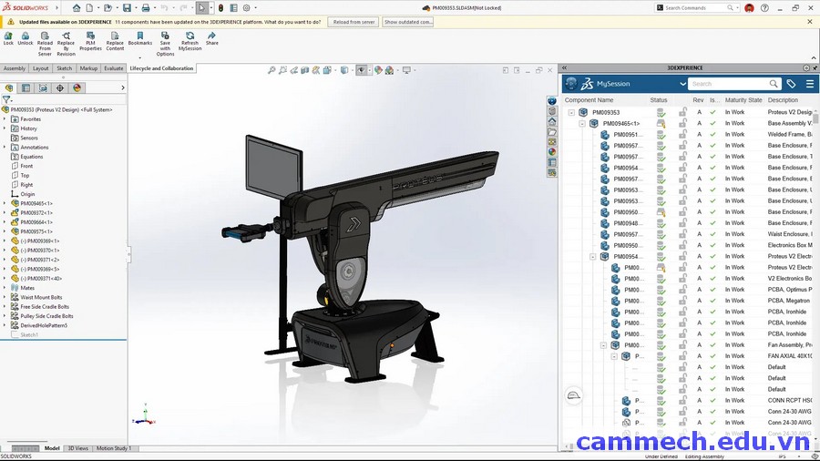 10 tính năng mới trong SolidWorks 2025