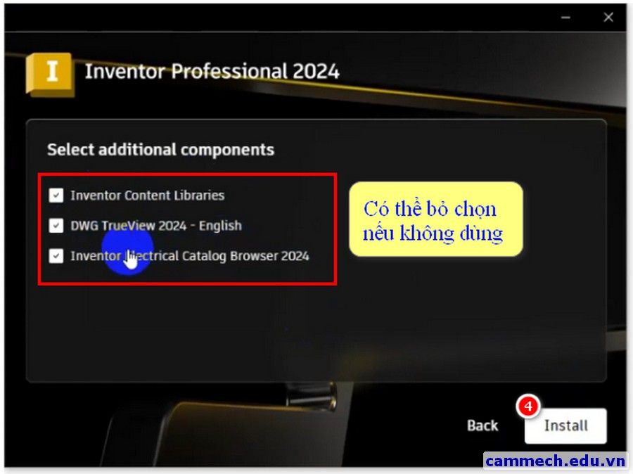 Hướng dẫn cài phần mềm Inventor 2024