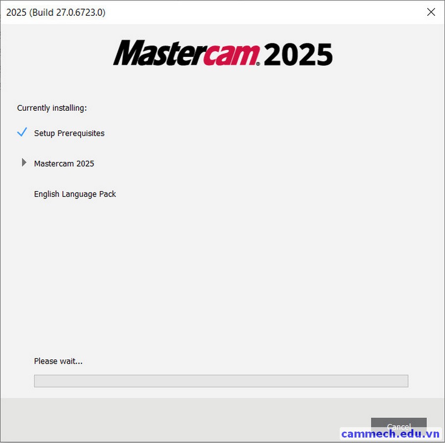 Hướng dẫn cài đặt Mastercam 2025