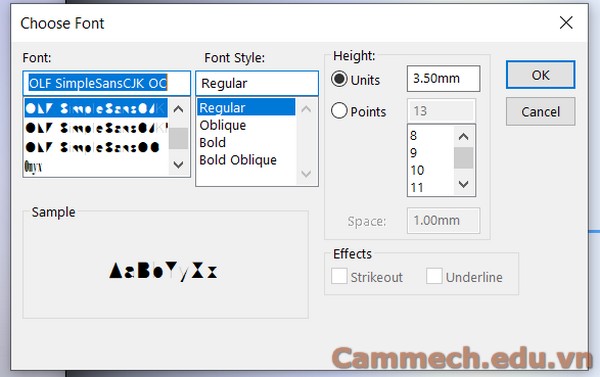 CÁCH SỬ DỤNG FONT CHỮ MỘT NÉT ĐỂ GIA CÔNG KHẮC TRONG SOLIDWORKS