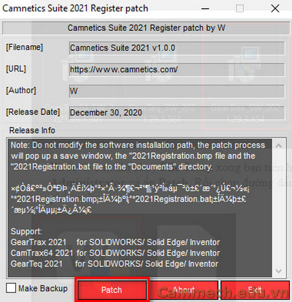 Hướng dẫn cài đặt Geartrax 2021 cho phần mềm Solidworks