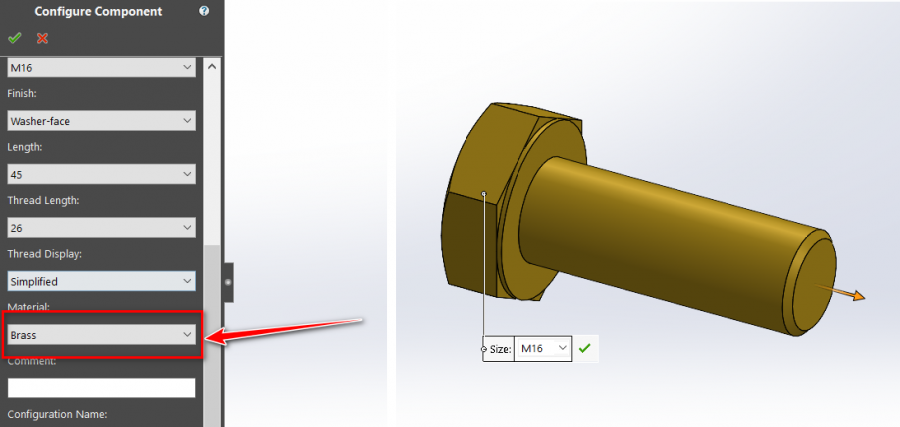 Cách thêm vật liệu vào toolbox trong solidworks