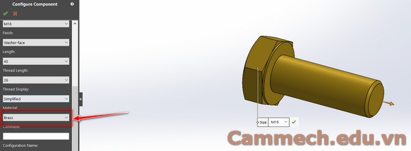 Cách thêm vật liệu vào tool box trong solidworks