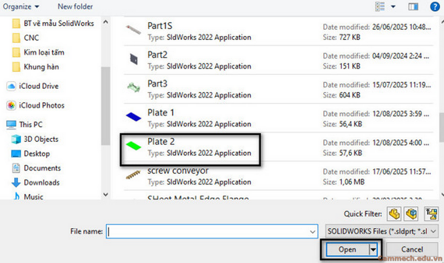 Hướng Dẫn Tạo Tính Năng Tạo Gờ và Rãnh (Tab and Slot) Trên Phần Mềm Solidworks