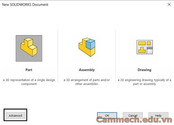Thay đổi Template cho chi tiết bằng Insert Part