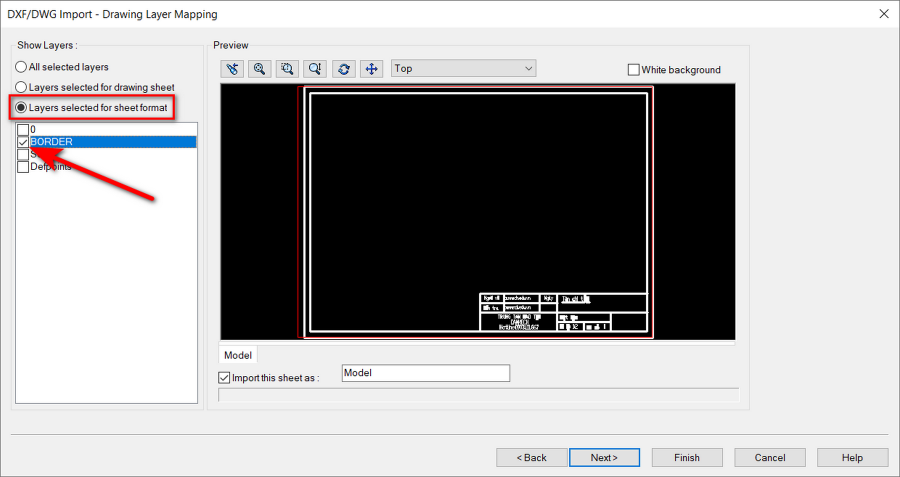 Sử dụng khung tên có sẵn trên Autocad để tạo Sheetformat trên Solidworks Drawings