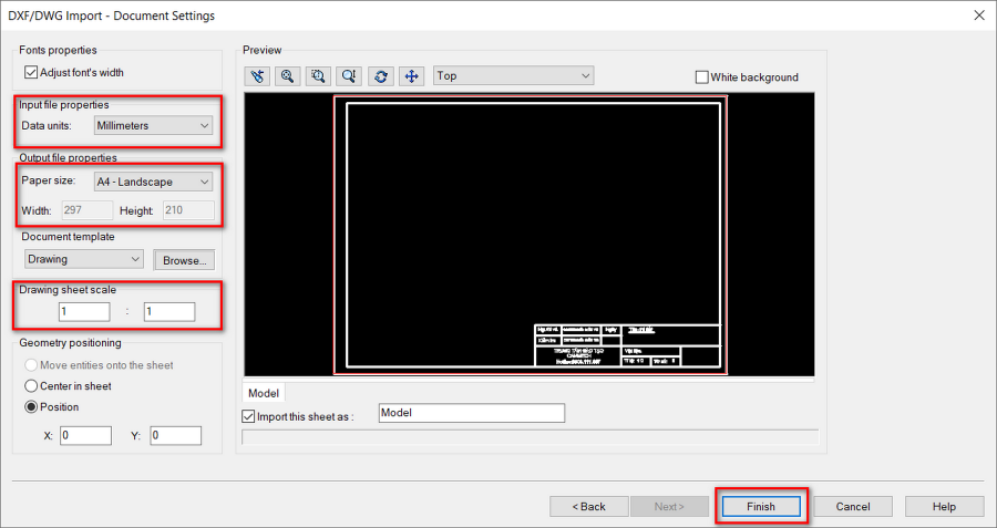 Sử dụng khung tên có sẵn trên Autocad để tạo Sheetformat trên Solidworks Drawings