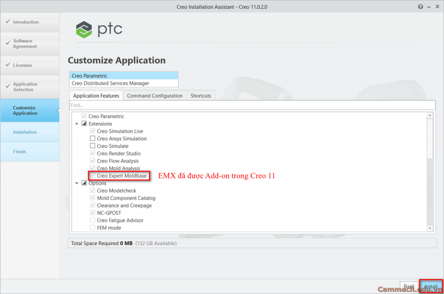 Hướng dẫn cài đặt Creo Parametric 11.0 Và EMX