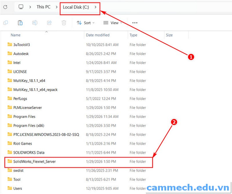 Hướng dẫn cài đặt Solidworks 2025