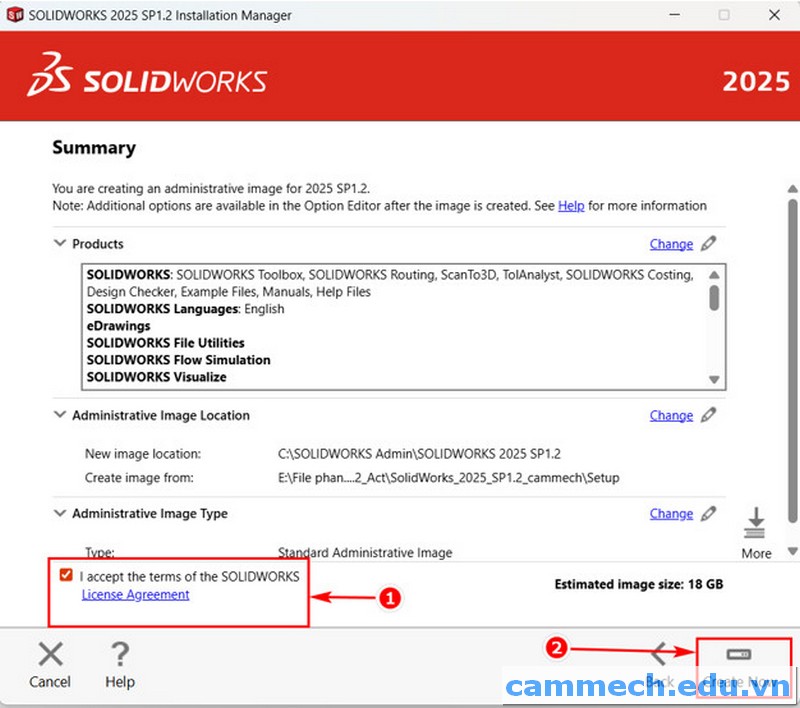 Hướng dẫn cài đặt Solidworks 2025