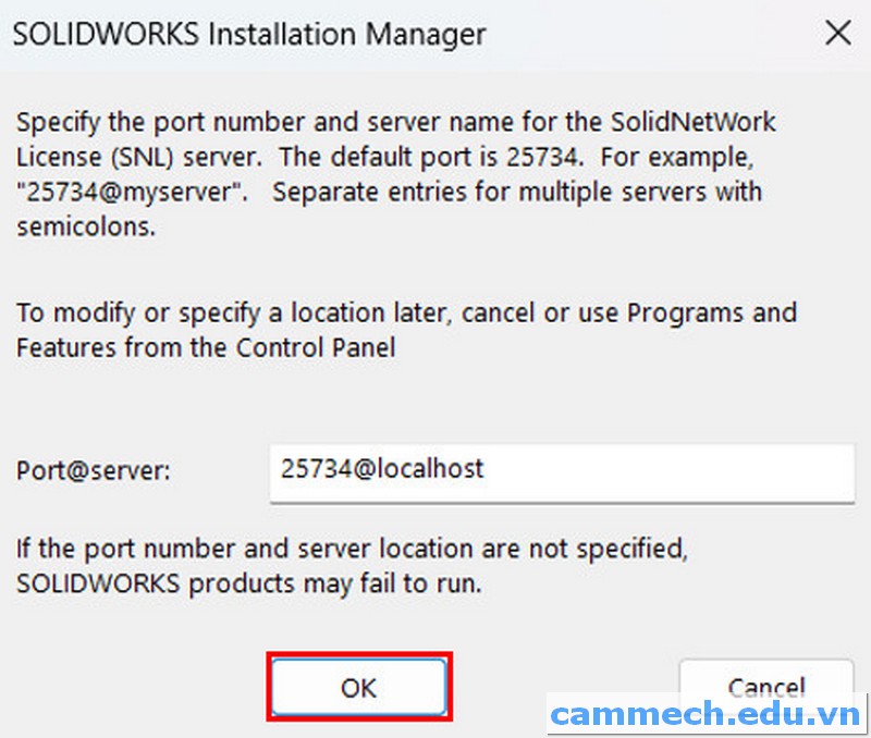 Hướng dẫn cài đặt Solidworks 2025