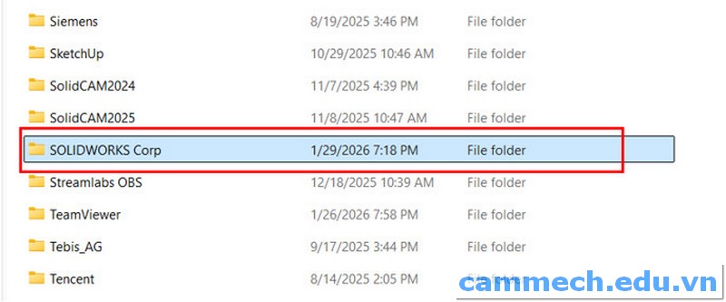 Hướng dẫn cài đặt Solidworks 2025