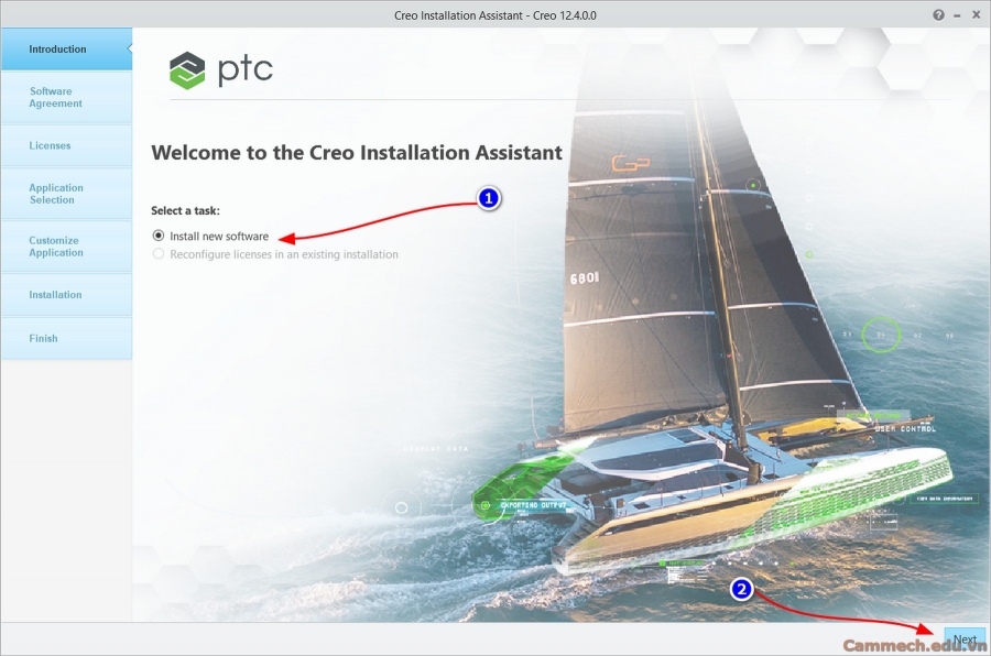 Hướng Dẫn Cài Đặt Creo Parametric 12.0 Education