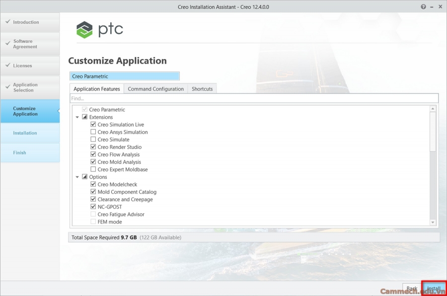 Hướng Dẫn Cài Đặt Creo Parametric 12.0 Education