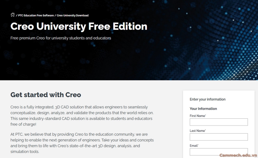 Hướng Dẫn Cài Đặt Creo Parametric 12.0 Education