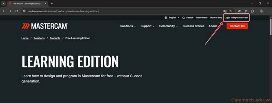 HƯỚNG DẪN CÀI MASTERCAM LEARNING EDITION