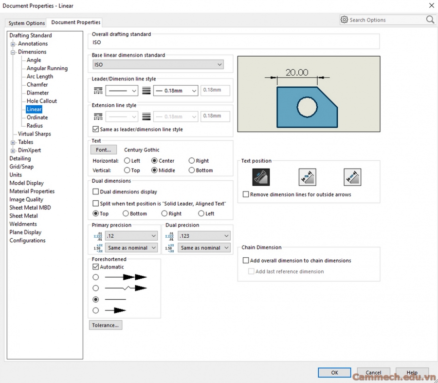 Cách tạo Templates mẫu trong SOLIDWORKS