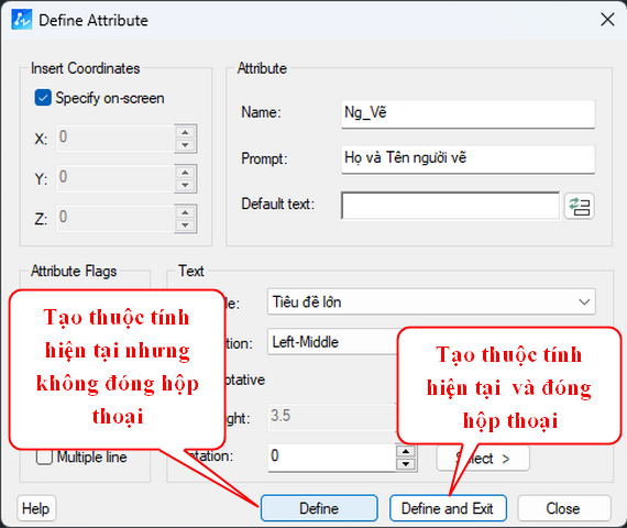 Hướng Dẫn Sử Dụng Chức Năng Attribute Để Tạo Block
