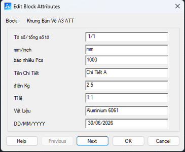 Hướng Dẫn Sử Dụng Chức Năng Attribute Để Tạo Block