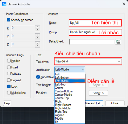 Hướng Dẫn Sử Dụng Chức Năng Attribute Để Tạo Block
