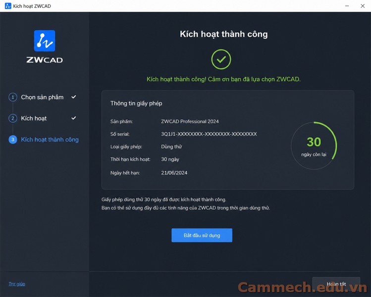 ZWCAD Hướng Dẫn Download Bản Trial Chính Hãng 2026