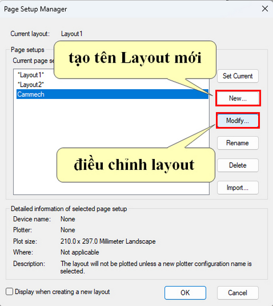 Hướng Dẫn Tạo Khung Bản Vẽ Và Tạo Môi Trường In Ấn Trong Autocad & ZWCad