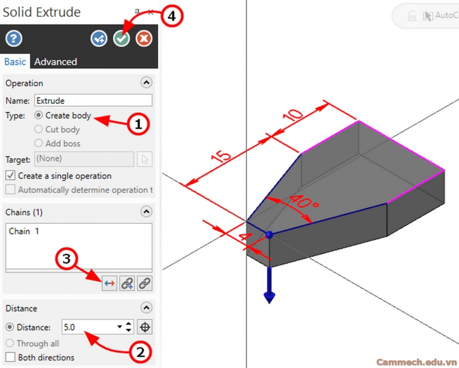 Tạo dao Forming tool bằng 3D tool trên Mastercam
