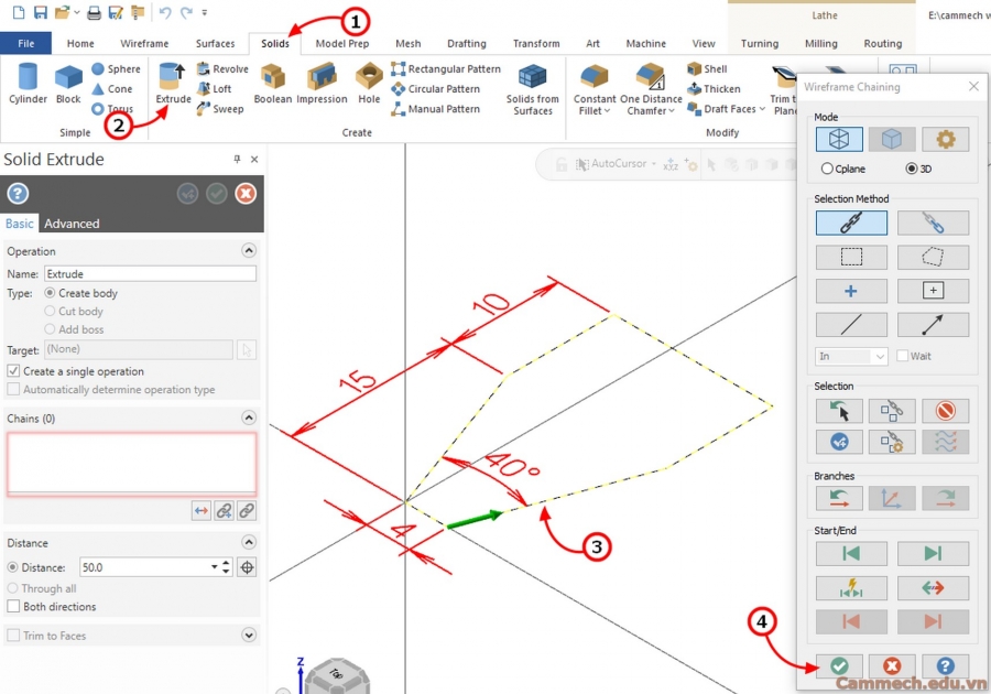 Tạo dao Forming tool bằng 3D tool trên Mastercam