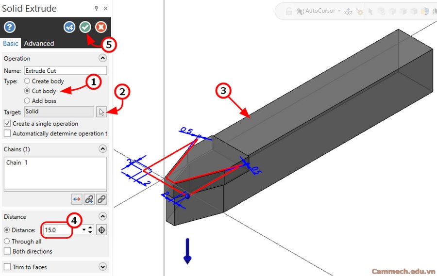 Tạo dao Forming tool bằng 3D tool trên Mastercam