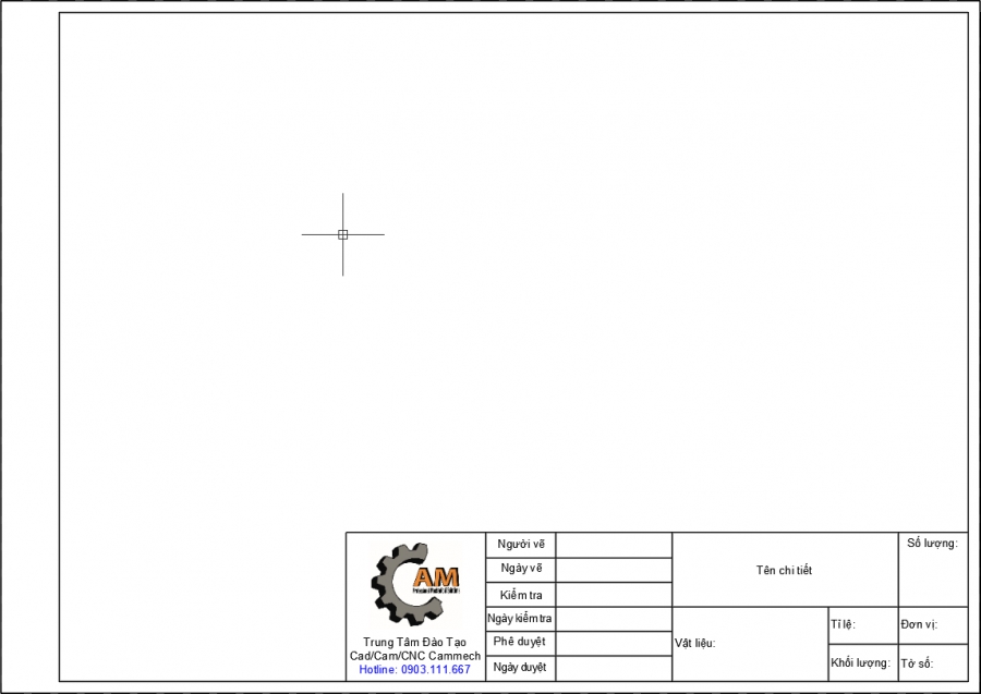 Hướng Dẫn Tạo Khung Bản Vẽ Và Tạo Môi Trường In Ấn Trong Autocad & ZWCad