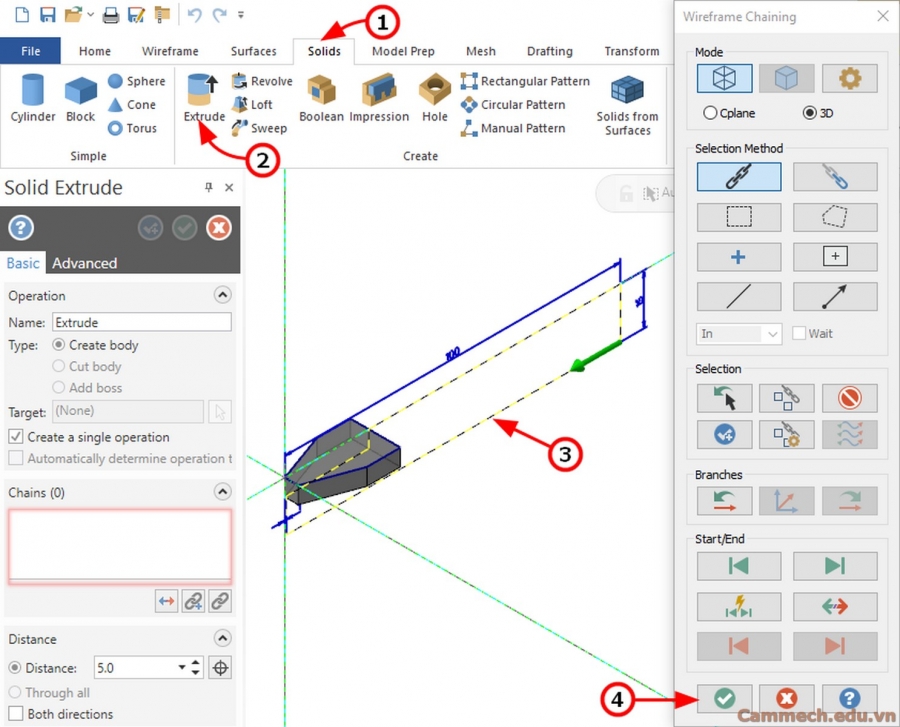 Tạo dao Forming tool bằng 3D tool trên Mastercam
