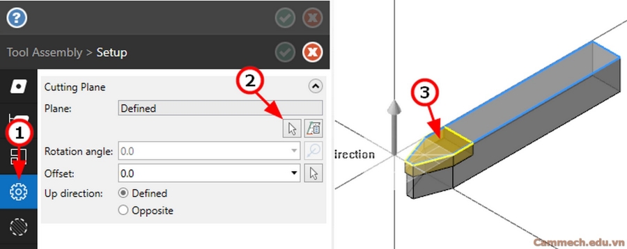 Tạo dao Forming tool bằng 3D tool trên Mastercam