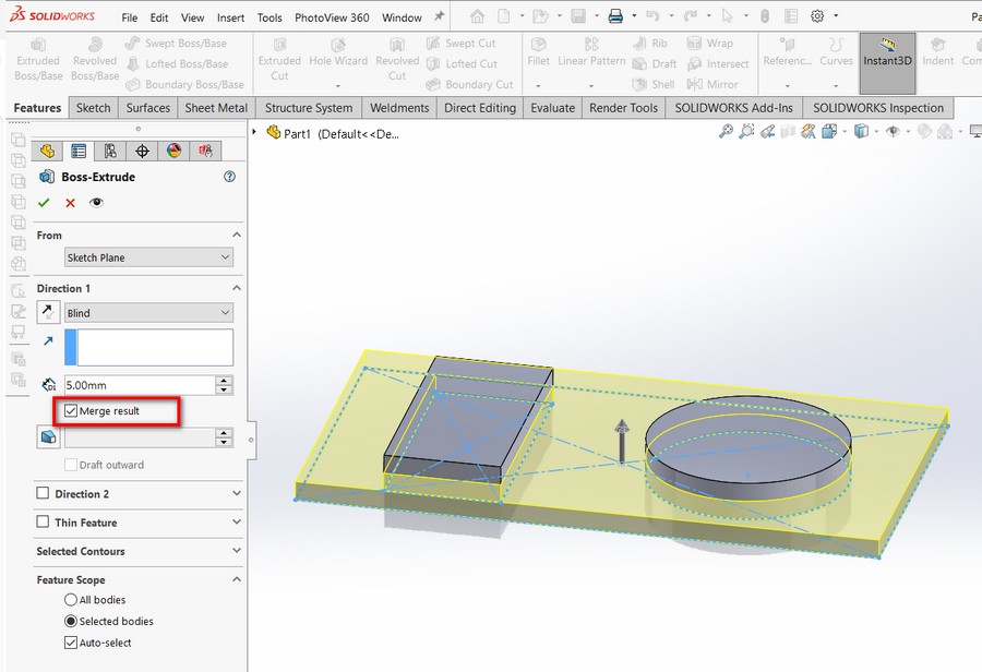 Khi nào cần dùng Multiple Parts trên Solidworks