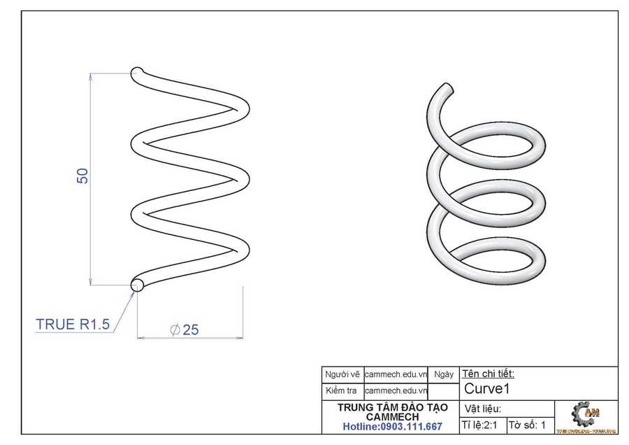 Bài tập Solidworks từ căn bản đến nâng cao