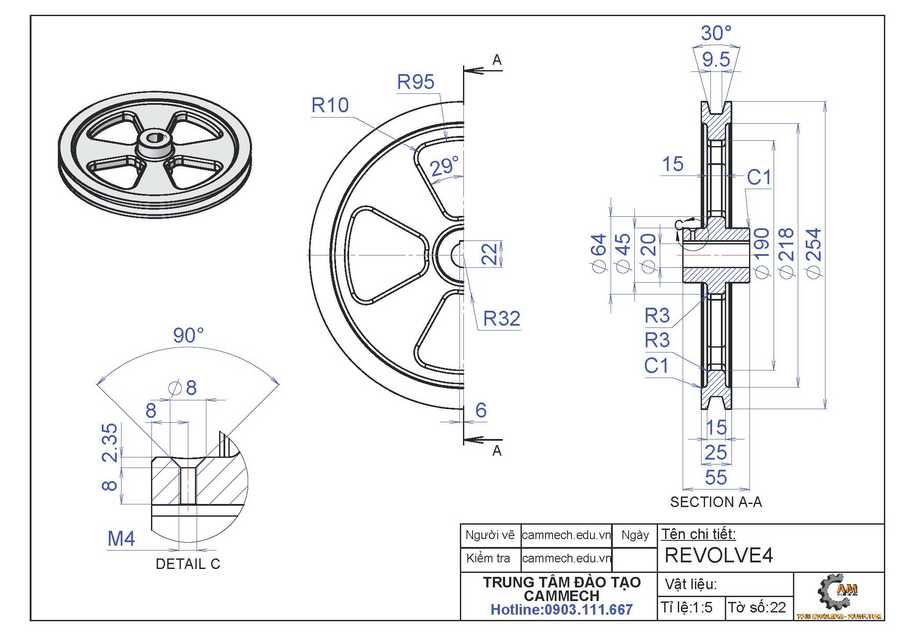 Bài tập Solidworks từ căn bản đến nâng cao