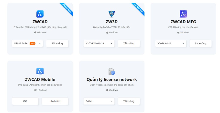 ZWCAD Hướng Dẫn Download Bản Trial Chính Hãng 2026