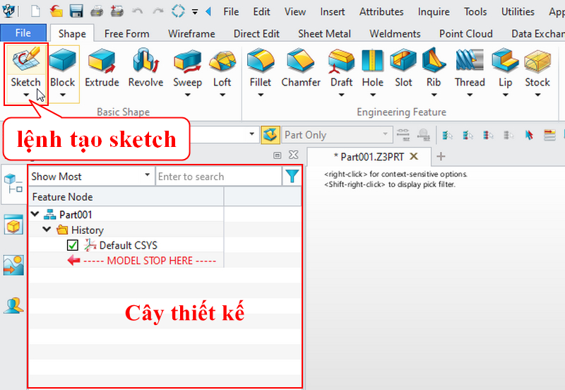 ZWCAD Hướng dẫn SKetch Bước Khởi Đầu Cho Mọi Thiết Kế 3D