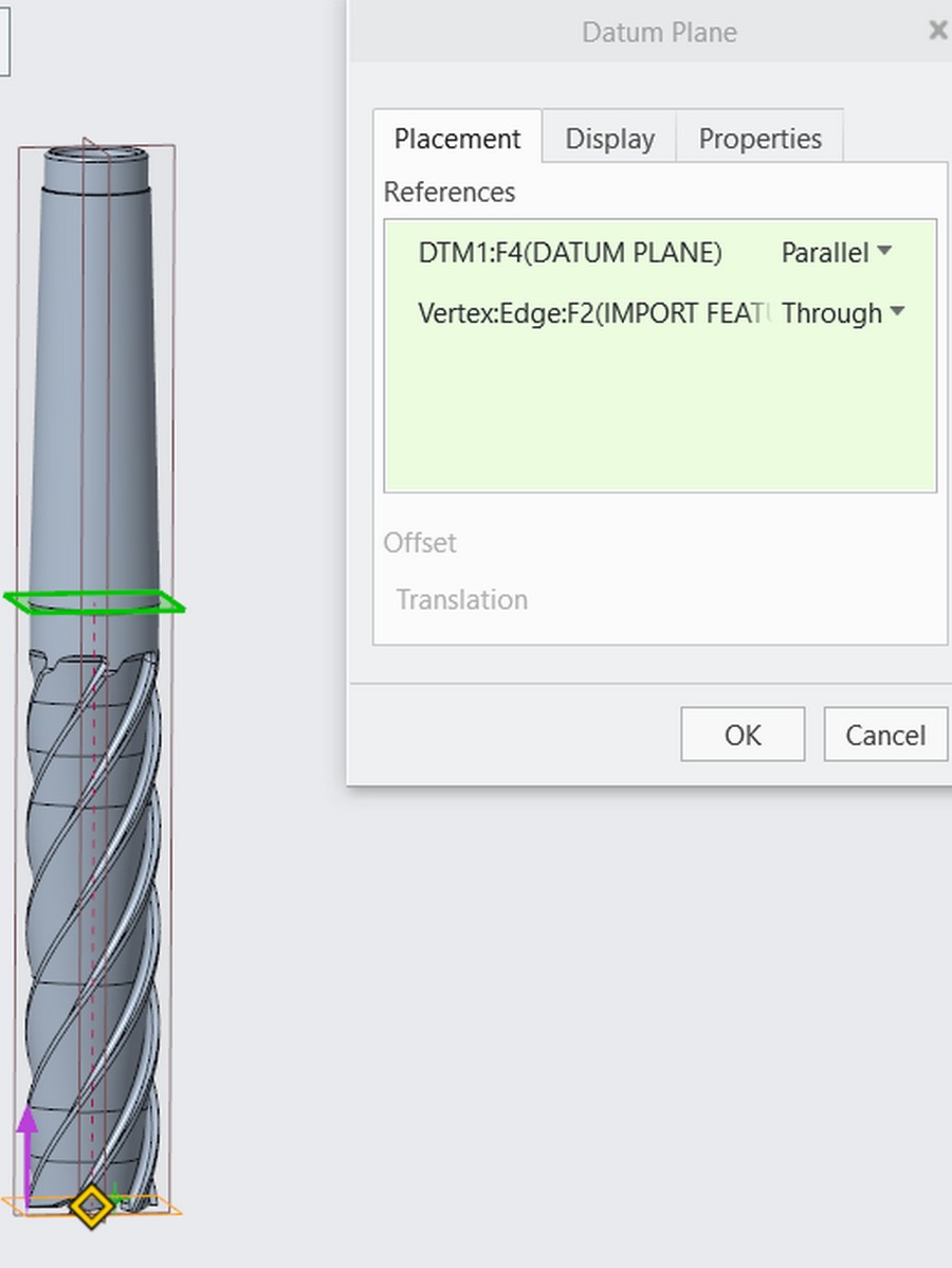 Tạo dao từ file 3D có sẵn trên Creo NC