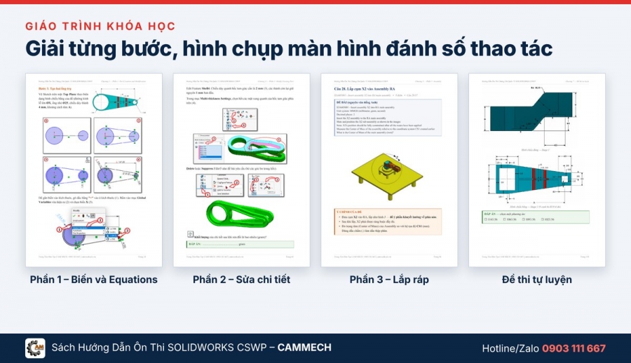 Khóa Học SolidWorks Chứng Chỉ Quốc Tế CSWP